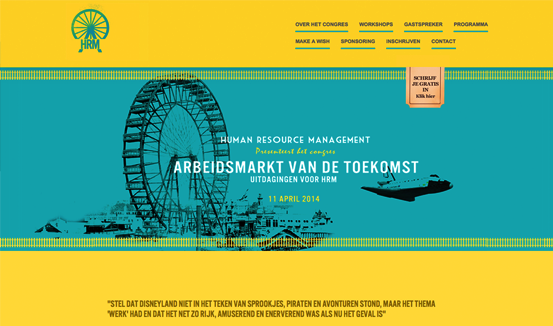 HRM Congres website en huisstijl